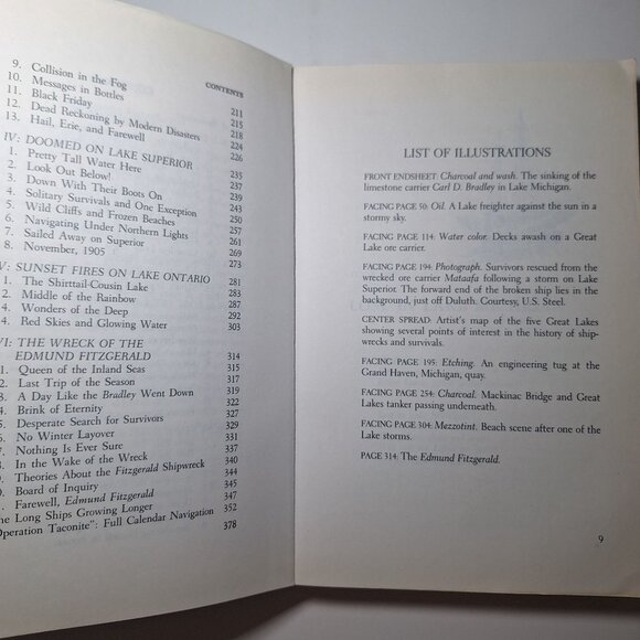 Great Lakes Shipwreck & Survival Edmund Fitzgerald Freighter Superior Storm Stor - Picture 8 of 14